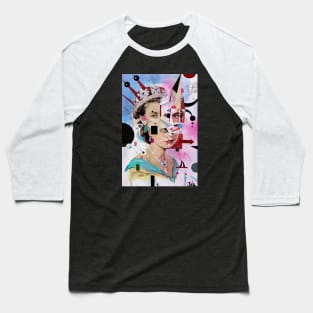 Her Majesty deconstructed Baseball T-Shirt